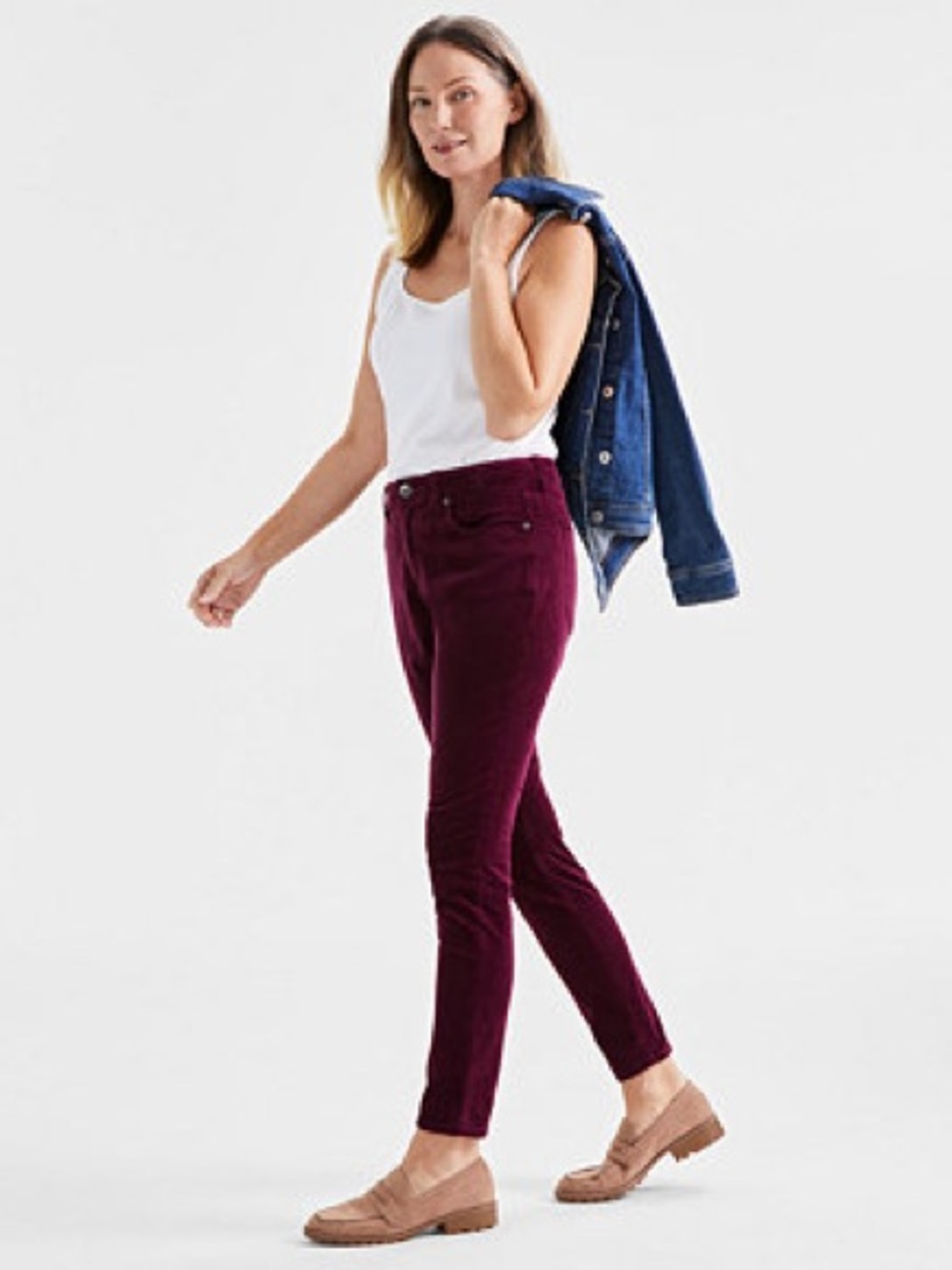 Merona Deep Wine Skinny Pants